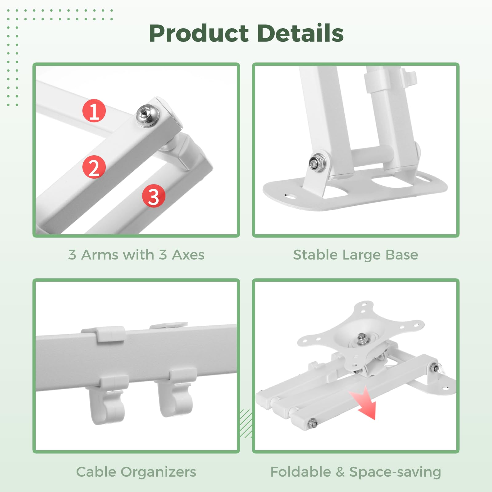 Amazon.com: Full Motion Wall Mount for Echo Show 15, Monitor Wall